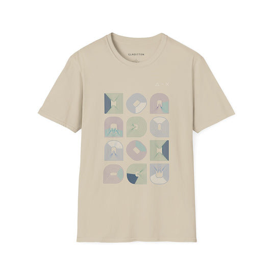 Abstract Lines Unisex T-Shirt - Digital Design