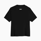 Gladitton oversized black streetwear t-shirt featuring a moody dark portrait graphic print - unisex tee, worldwide shipping from Dubai