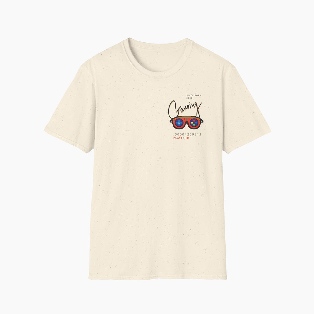 Gamer T-shirt styled with streetwear, esports-inspired graphic tee for gamers and streamers.