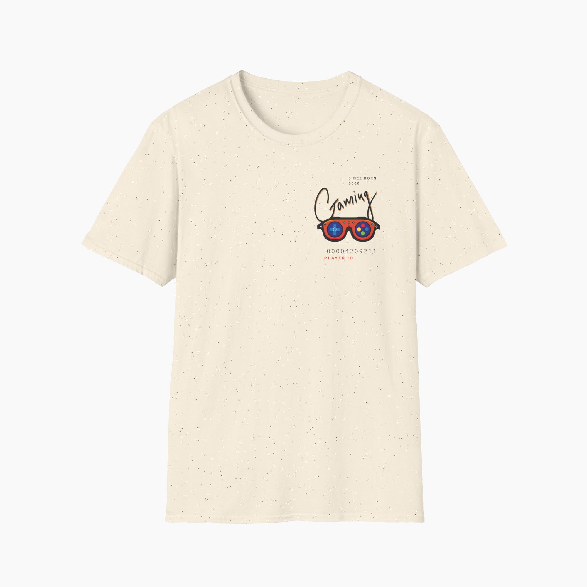 Gamer T-shirt styled with streetwear, esports-inspired graphic tee for gamers and streamers.